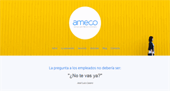Desktop Screenshot of ameco.es