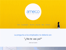 Tablet Screenshot of ameco.es